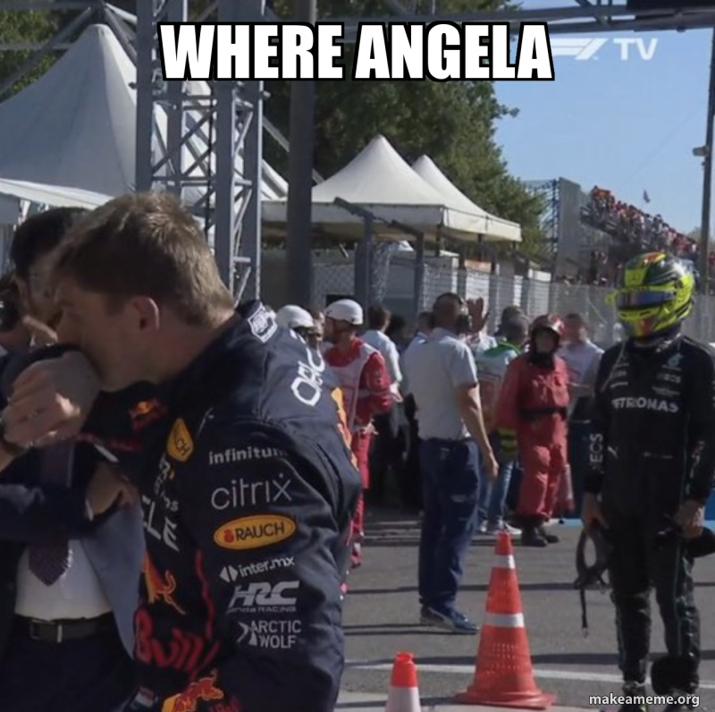 Angela come pick me up I'm scared