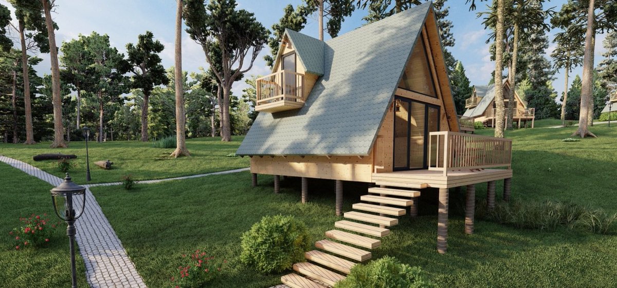 Sakaryabld's tweet photo. Doğanın kalbinde, özgün mimariyle 10 yeni bungalov yapıyoruz 🛖🌲

İl Ormanı Tabiat Parkı’nın içinde 42 metrekare kapalı, 10 metrekare de veranda alanı bulunan 10 adet bungalov inşa ediyoruz 😎 https://t.co/xIlEDd7ADi