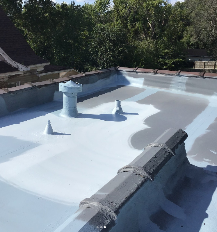 BestChoiceRoof2's tweet photo. Happy Tuesday!

Featuring Fabric Reinforced on old Duralast.✨

#fabricreinforced #conklinroofing #roofingrestoration #roofrestorations #restoreyourroof #roofrestorationsystems #restore #restoredontreplace #beautifulwhiteroofs #quality #qualitydone #qualityroofing #rooftop https://t.co/Jfd32XpJi1