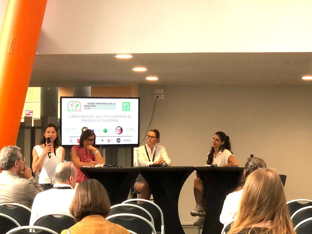 💬L' <a href="/AFAUP/">afaup afaup</a> intervient avec <a href="/GrandParisMGP/">Métropole du Grand Paris</a> sur la thématique de l'observation de la #transitionagricole et alimentaire du #territoire aux Assises Territoriales de l'#agroécologie et de l'#alimentationdurable à Nantes🌿! #assisesterritoriales #agricultureurbaine #afaup