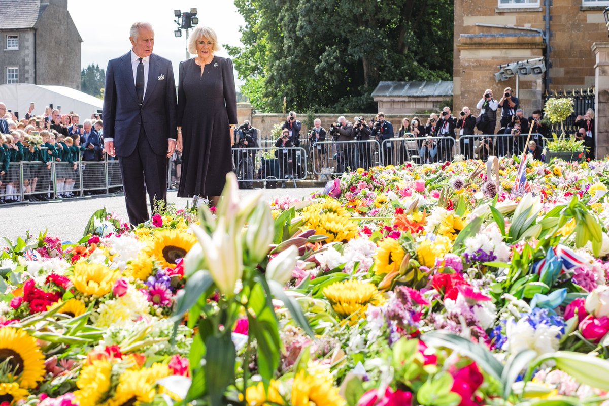 This morning, Their Majesties The King and The Queen Consort arrived in Belfast, Northern Ireland.
