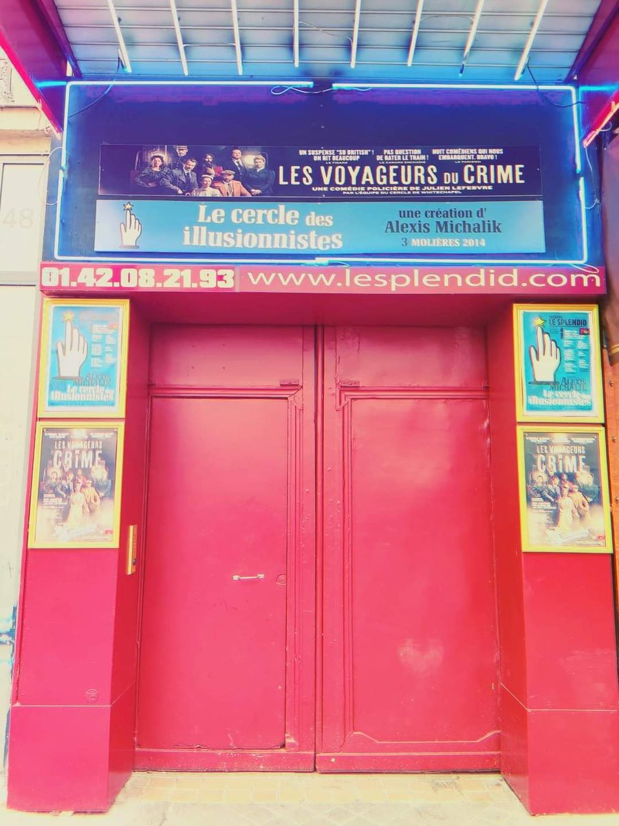 Les Voyageurs du Crime reprennent au théâtre du Splendid vendredi 16 septembre. L'aventure n'attend plus que vous!