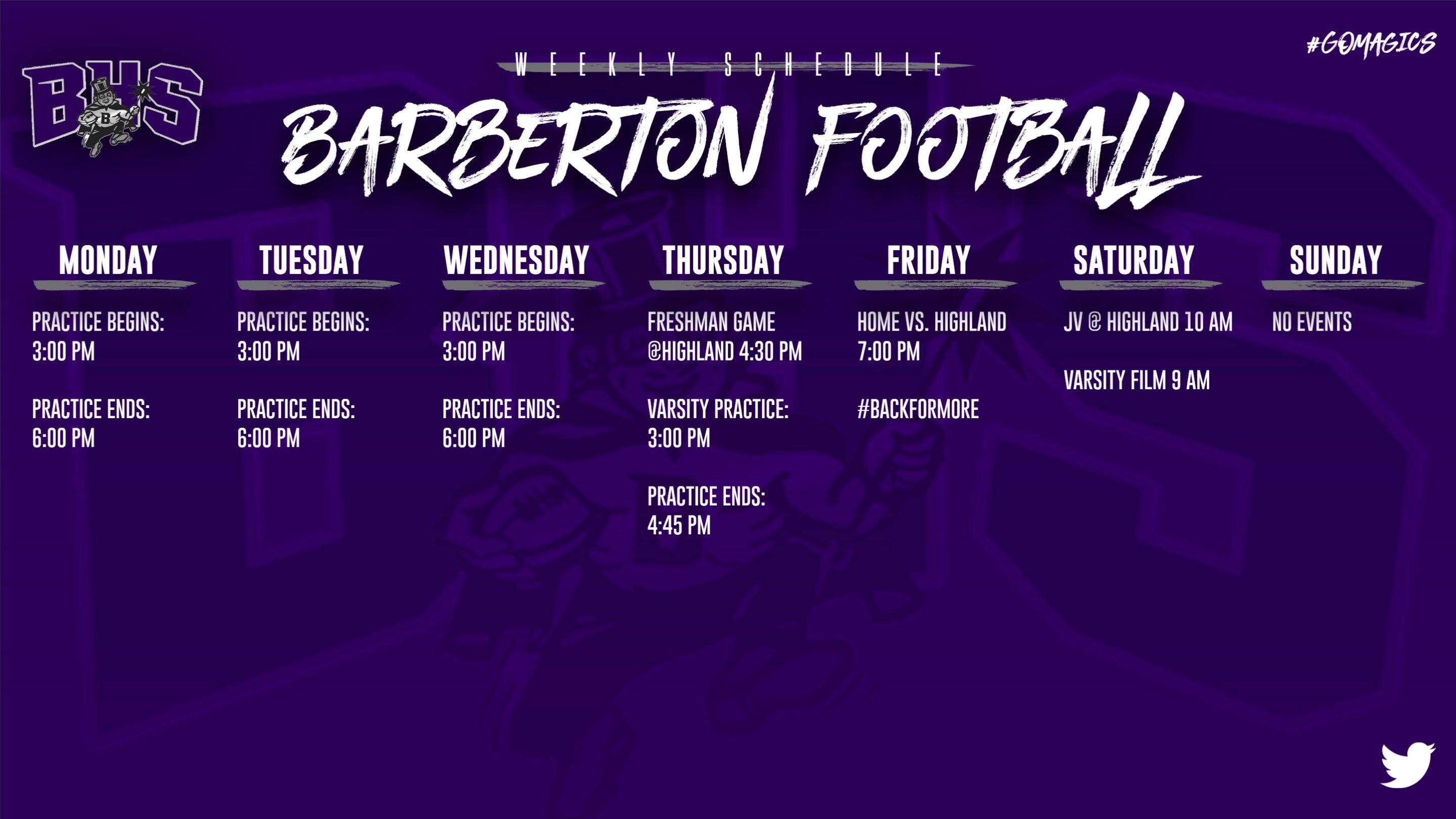 Barberton Football (MagicsFB) / Twitter