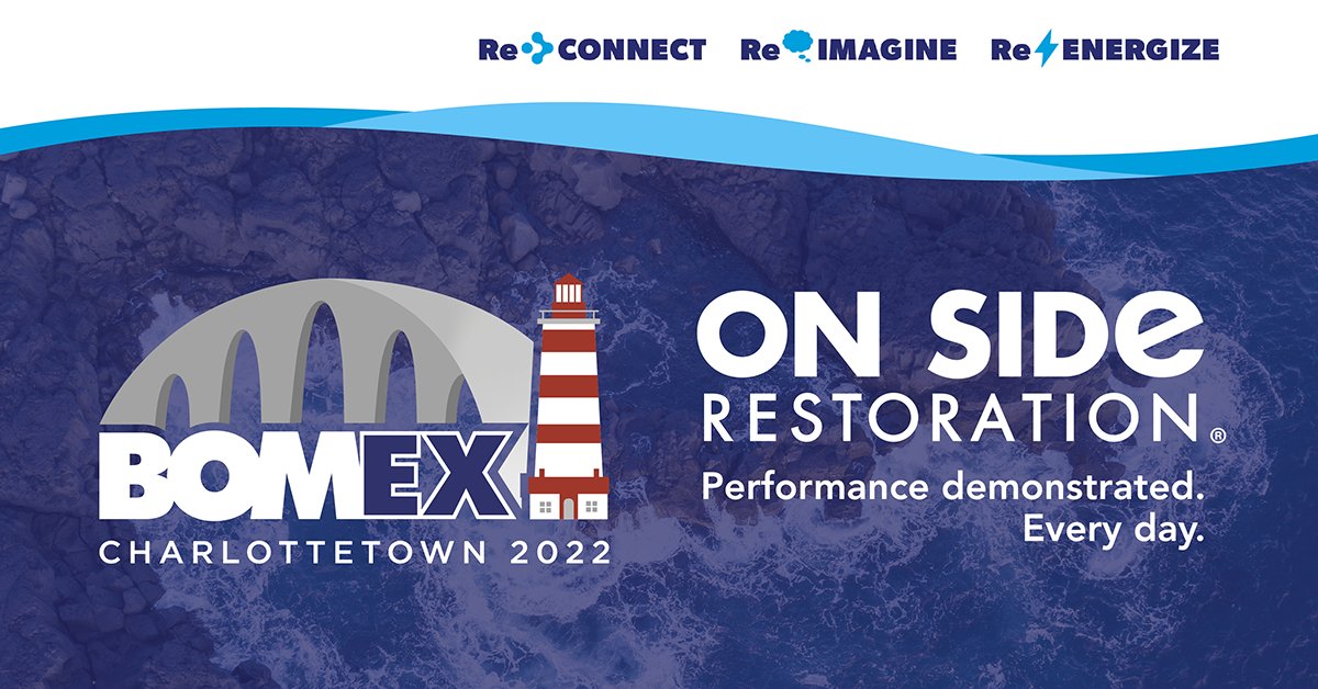 Our On Side team is in beautiful Charlottetown, PEI this week for BOMEX 2022, with @BOMA_CAN.  We'll be set up in the Exhibition Hall Wednesday and Thursday at Booth 26. See you there!
#buildingowners #buildingmanagers #propertymanagement #propertyrestoration