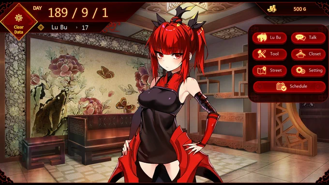 【#ゲームセール情報】りょ、呂布だー!董卓になって呂布(美少女)を育てる『Lu Bu Maker(PC版)』が40%オフの492円に。教育を間違えると呂布に殺される。 
