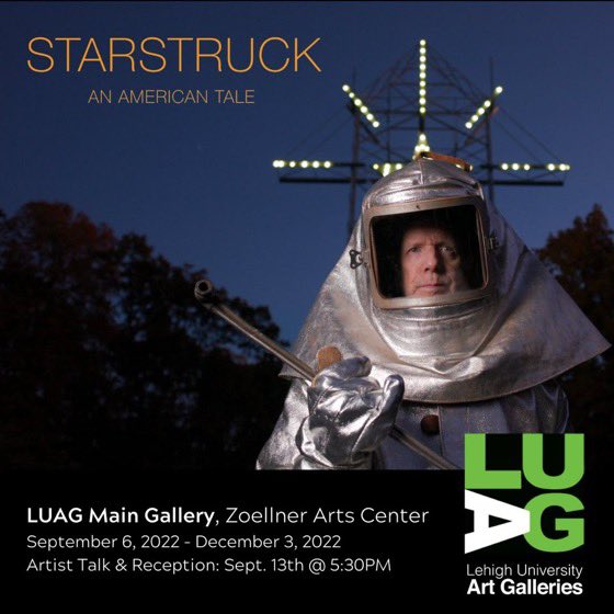 Incredibly pleased to share that Shimon Attie, our colleague and artist in residence <a href="/LehighU/">Lehigh University</a> will speak tonight at 5:30 on his new exhibition Starstruck: An American Tale <a href="/LUArtGalleries/">LUAG</a>, which runs to Dec 3. If you’re in the area, please join us!