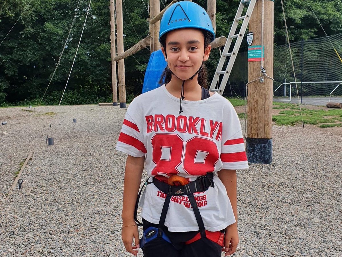 FulhamCross's tweet photo. Day 1 at @condoverhall some students participated in trapeze and they were incredibly brave and #motivated 

Lots of other activities going on like archery and abseiling. 

#empower #fcgstransition #year7 #motivated https://t.co/z22Bd7BF9X