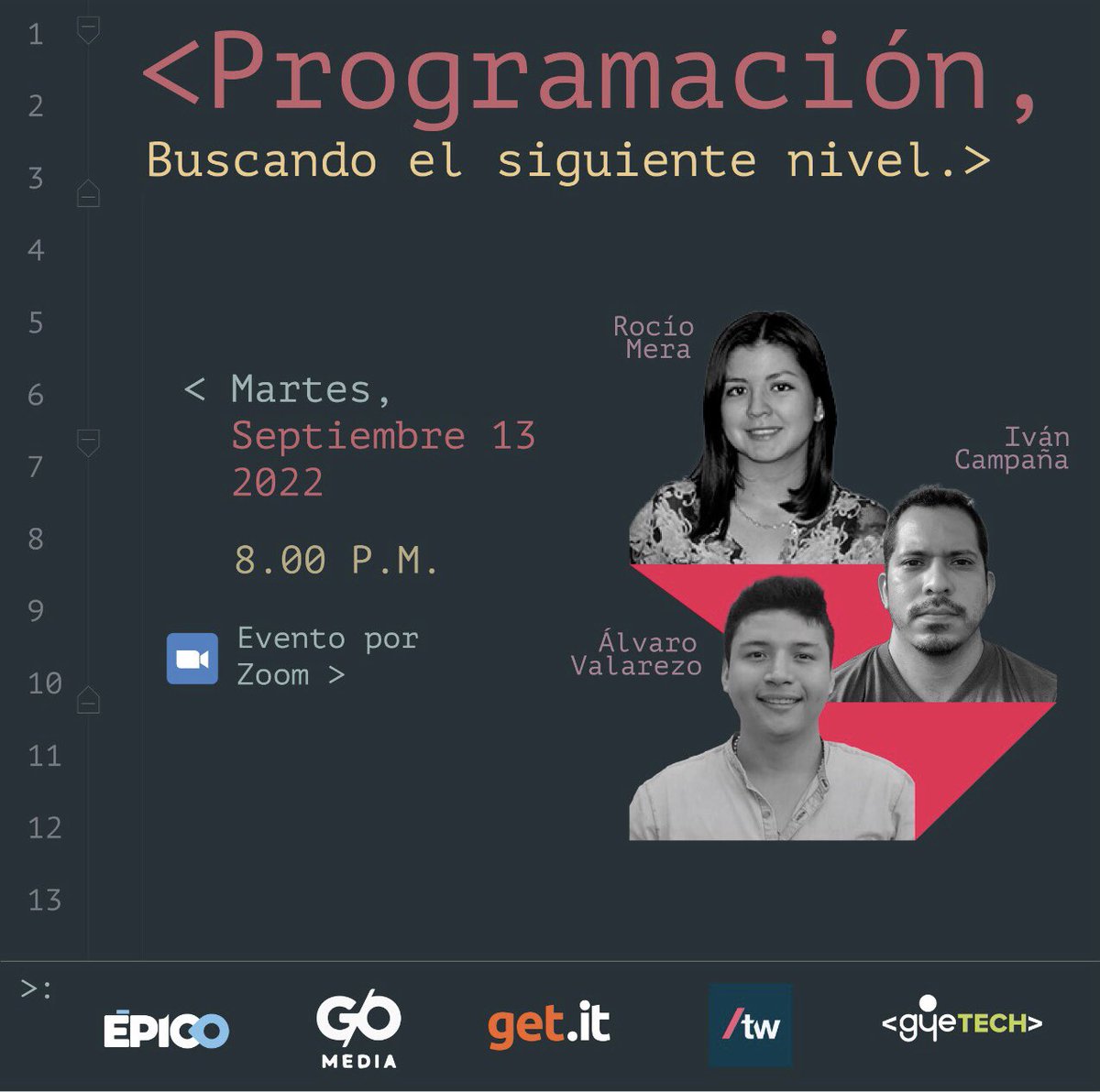 El día nro 256 de cada año celebramos el día del #Programador. <a href="/gametopia_ec/">Gametopia</a> <a href="/EpicoGye/">epicogye</a> y <a href="/guayaquiltech/">Guayaquil Tech</a> te invitan al conversatorio que hemos preparado en honor a los programadores. #ProgrammersDay bit.ly/diaprogramador…