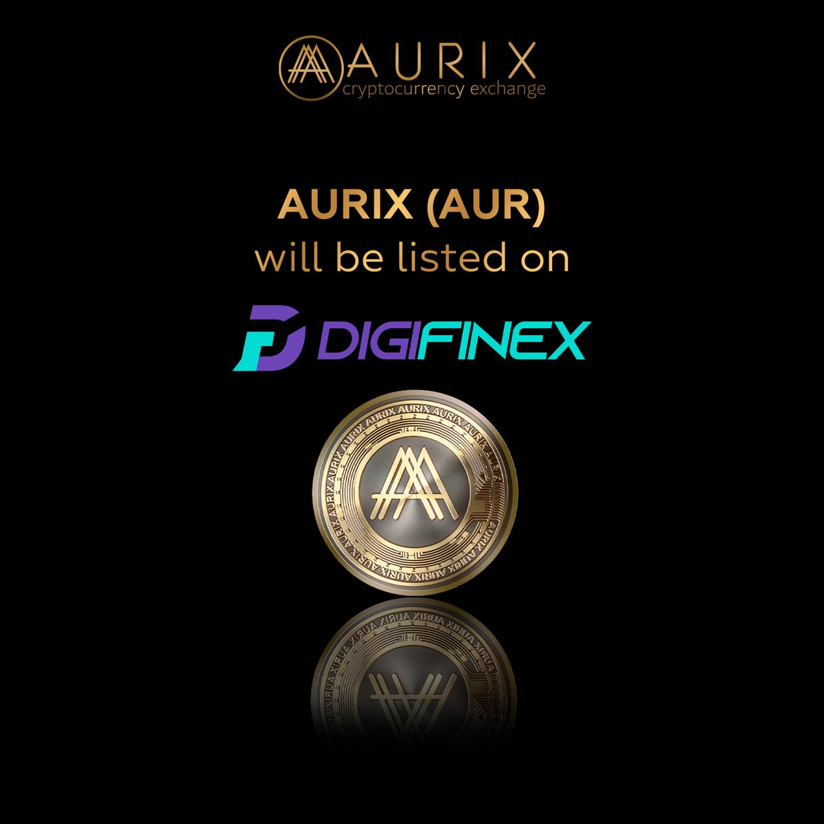 We’re Glad to announce that the AURIX native utility token AUR is listed on Digifinex, crypto exchange. Our team is constantly working on bringing AUR to strategically important markets