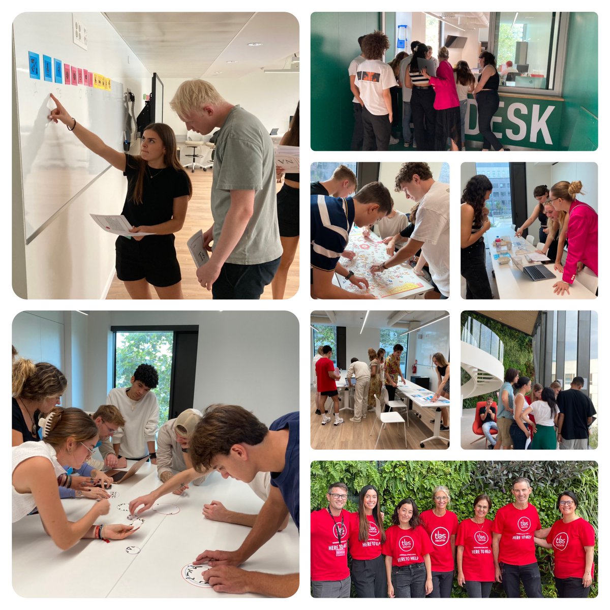 Inscape game géant pour le séminaire de rentrée des BACH1 à Barcelone rempli d’énigmes pour découvrir le nouveau campus <a href="/tbs_education/">TBS Education</a> @TBSbarcelona