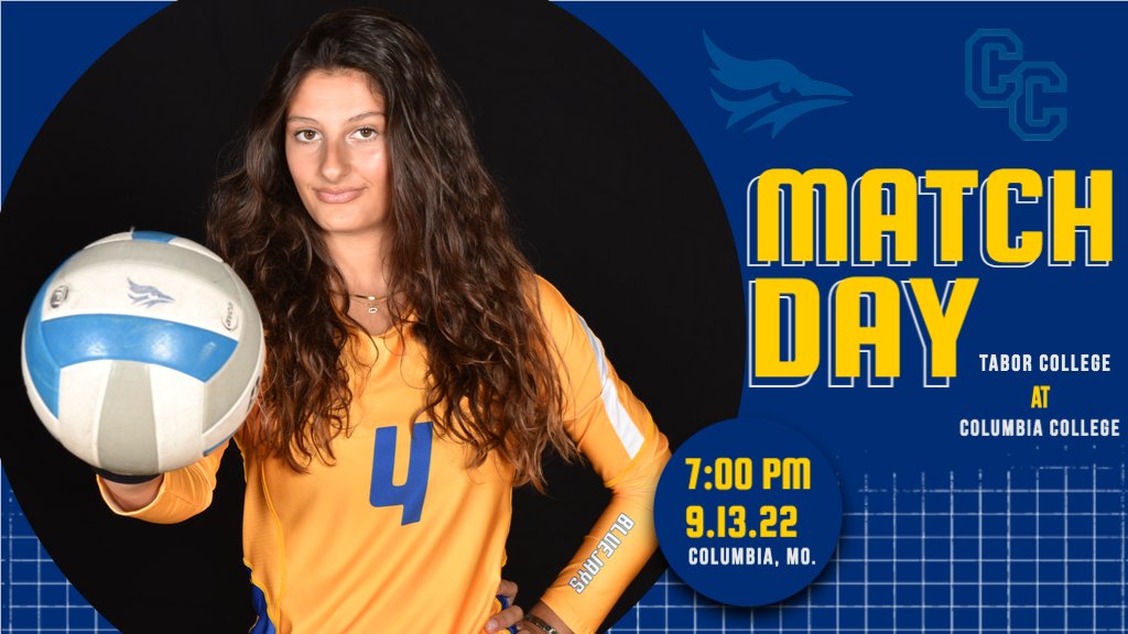GoTaborBluejays's tweet photo. Tabor Volleyball is back on the road this evening to Columbia College for a dual match at 7pm. Check out https://t.co/gLeo42RBWb for the live stream &amp; stats. Good luck ladies! https://t.co/QlAWdDAlDt