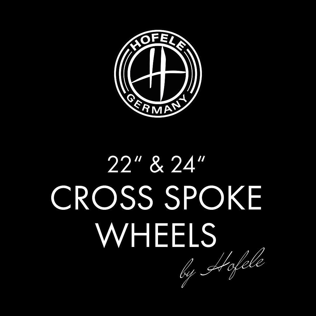 HOF_Manufaktur's tweet photo. #wheelsforsale 

22“ &amp; 24“ Cross Spoke Wheels by HOFELE 😎

Available for GLS &amp; G-Class 

#hofele #wheels #wheeldesign #rims #rimsforsale https://t.co/lHjdiDqDez