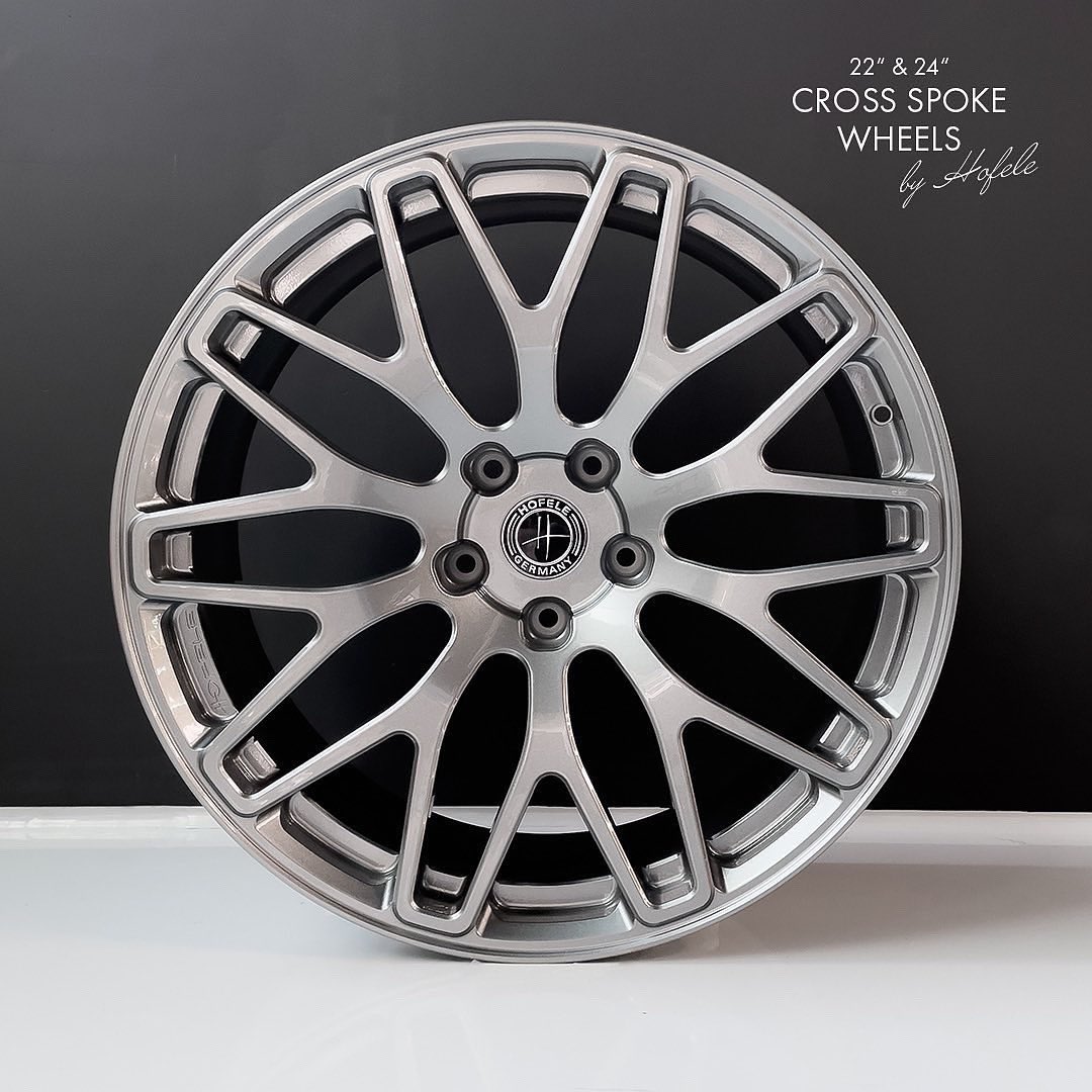 HOF_Manufaktur's tweet photo. #wheelsforsale 

22“ &amp; 24“ Cross Spoke Wheels by HOFELE 😎

Available for GLS &amp; G-Class 

#hofele #wheels #wheeldesign #rims #rimsforsale https://t.co/lHjdiDqDez