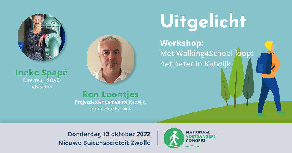 Walking4School doorbreekt gewoontegedrag en test het effect van kleine inframaatregelen in combinatie met een campagne. Resultaat: De allereerste Walking4School-looppilot van Nederland in Katwijk bleek een succes! Lees meer 👉nationaalvoetgangerscongres.nl/programma#5994