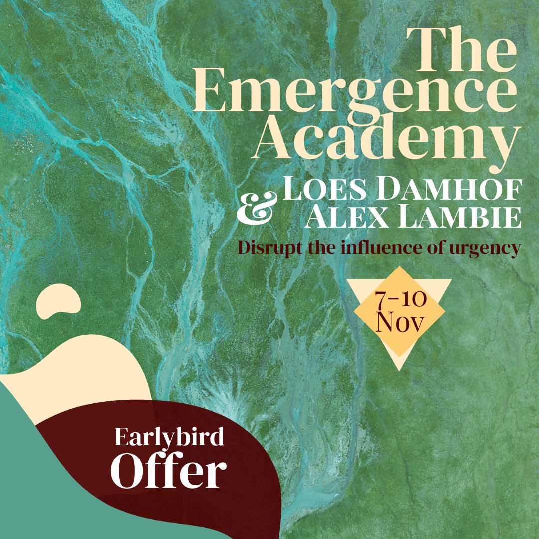 Don't forget to get your #earlybird ticket for the upcoming transformational course! Join @UNESCO chair @loesdamhof & artist Alex Lambie in this immersive journey on #futuresliteracy Click for more info: bit.ly/Futures-Litera… #regenerativeleadership #leadership #Futures