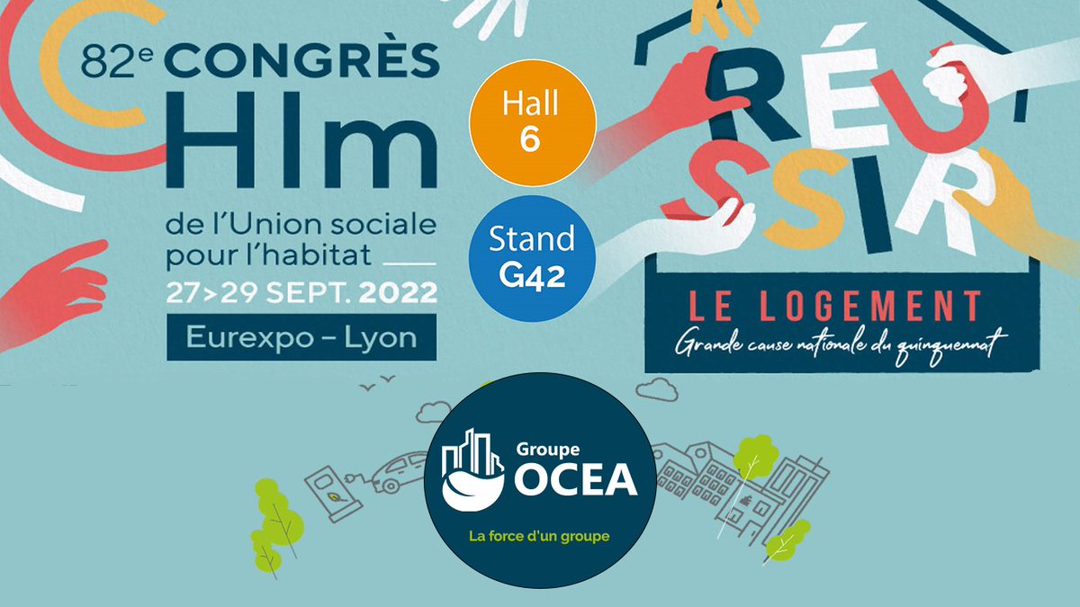 🔔RDV au Congrès de l’Union Sociale pour l’Habitat !

▶️ Maîtrise et réduction des consommations d’eau et de chauffage 💦 ♨️
▶️ Mobilité électrique et installation de bornes de recharge en immeuble collectif ⚡ 🔋 🚗

📅27 au 29 septembre 2022

📍Hall 6 – Stand G42