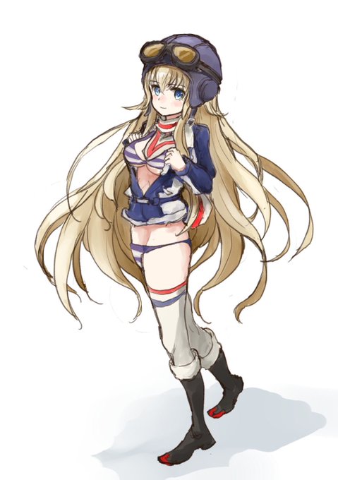 クラウディア生誕祭ということで水陸両用装備のクラウ。 #シグルリ 