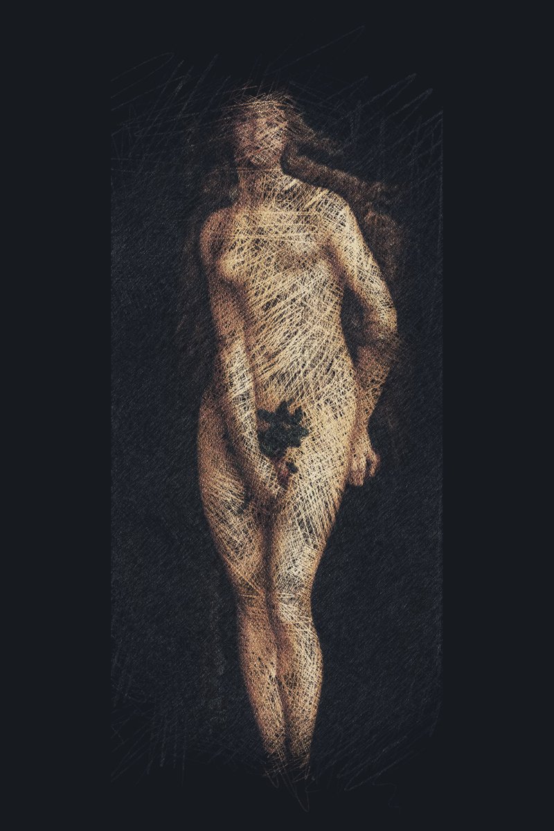 "Eve Doodle" 1/1
Original painting: Eve, Hans Baldung- 1525
opensea.io/ArtIdentitties
—30% of all sales go to breast cancer charities— 
#digitalart #cryptoart #art #ethereum #opensea #nftcollectibles #openseanft #nftartgallery #nftoftheday