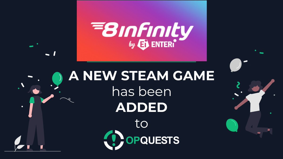 opquests's tweet photo. We just added 8infinity on https://t.co/tCARTkgYbp 💚

✅Make sure to #claim it for free before it runs out!

✅Follow us to receive #updates on when we add the next batch of #free #Steam #games!

🎁 https://t.co/tCARTkgYbp 🎁

#giveaway #giveaways #freebies https://t.co/7ZGw8JoS5n