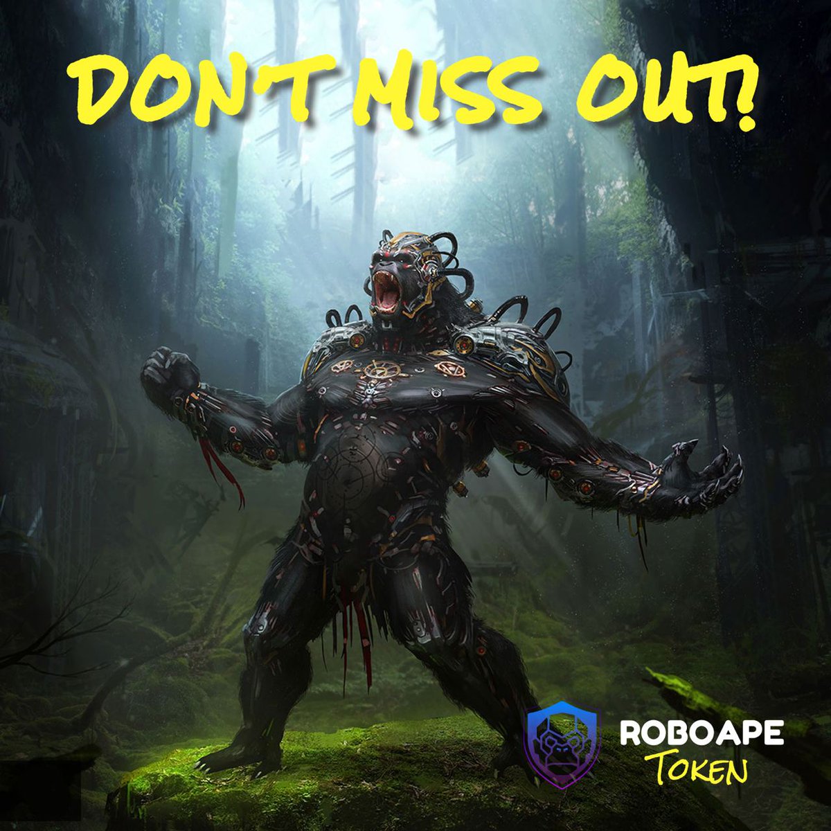 ROBOAPE_TOKEN's tweet image. 💥🦍 LET'S RIP A ZERO ROBOAPES! 💥🦍

Together we can make history! 🚀

Now is your chance to buy #RBA for low price before the massive PUMP moons us! 🚀🌘

Buy on Uniswap 💲
app.uniswap.org/#/swap?outputC…