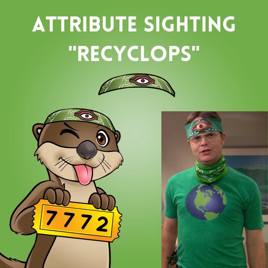Lottery Otters NFT (@lotteryotters) on Twitter photo Channeling our inner <a href="/DwightSchrute_/">Dwight K. Schrute, Dunder Mifflin (Parody)</a> today with our Recyclops headband! Did you know that an old milk carton can be sawed in half and used as a planter🥛🪴? Go Recyclops Go <a href="/rainnwilson/">RainnWilson</a> Go <a href="/LotteryOtters/">Lottery Otters NFT</a> 🌍♻️ Channeling our inner <a href="/DwightSchrute_/">Dwight K. Schrute, Dunder Mifflin (Parody)</a> today with our Recyclops headband! Did you know that an old milk carton can be sawed in half and used as a planter🥛🪴? Go Recyclops Go <a href="/rainnwilson/">RainnWilson</a> Go <a href="/LotteryOtters/">Lottery Otters NFT</a> 🌍♻️