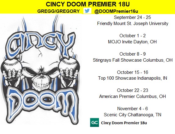 CINCY DOOM PREMIER 18U - GREGG/GREGORY tweet media