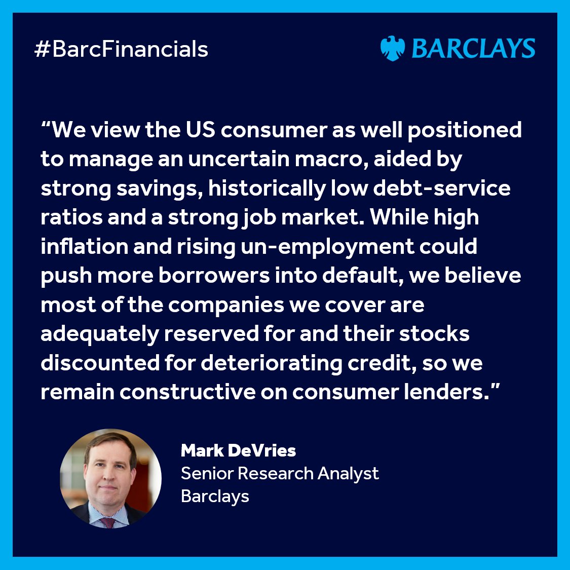 BarclaysCIB's tweet photo. Over 500 corporates and 800 institutional investors are in NYC at our #BarcFinancials conference to discuss where the Financial Services industry is heading and trends that are impacting companies and the customers they serve. Our analysts share their insights.
