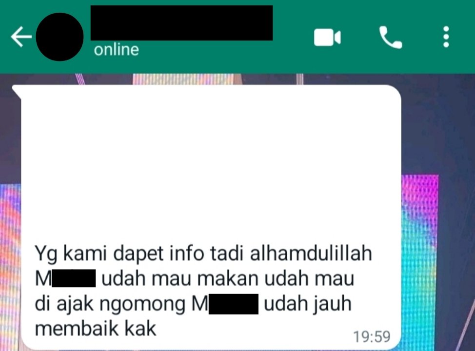 flavchoco's tweet photo. Alhamdulillah kabar terbaru dari salah satu keluarga korban, korban sudah pulih dan kembali ke rumah, dan korban sudah mau makan, keadaan korban semakin membaik https://t.co/2pSsMTXkAn