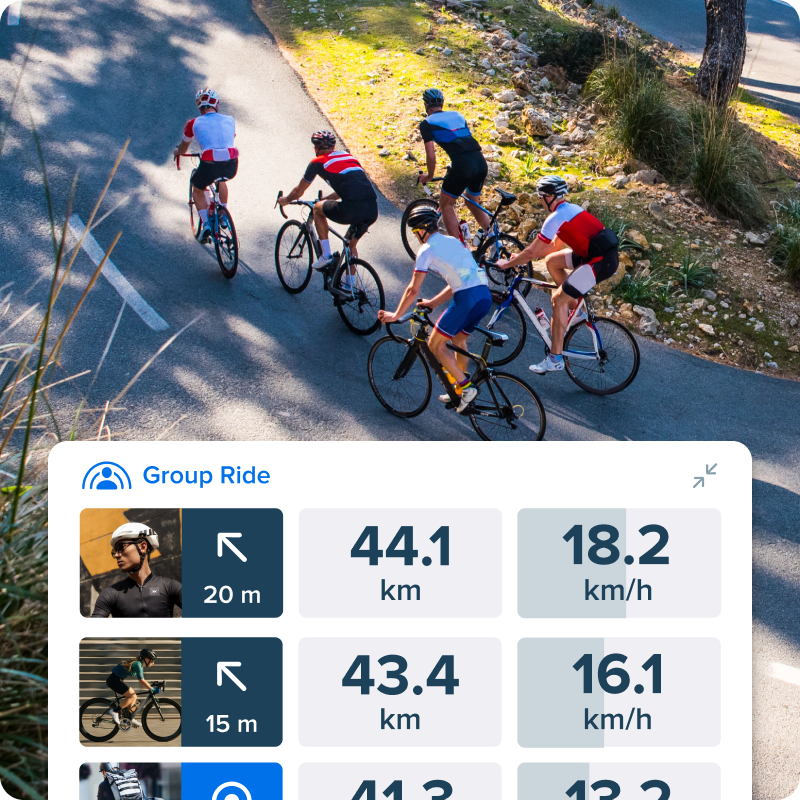 bikemap's tweet photo. You can now start group rides at the flick of a switch. The #SharePlay feature has been integrated into the @bikemap app. Hop on your bike and have fun cycling together! 💙🚴‍♀️ ▶️ 

https://t.co/yd2jcEcpzd https://t.co/WCluvyQ6Tg