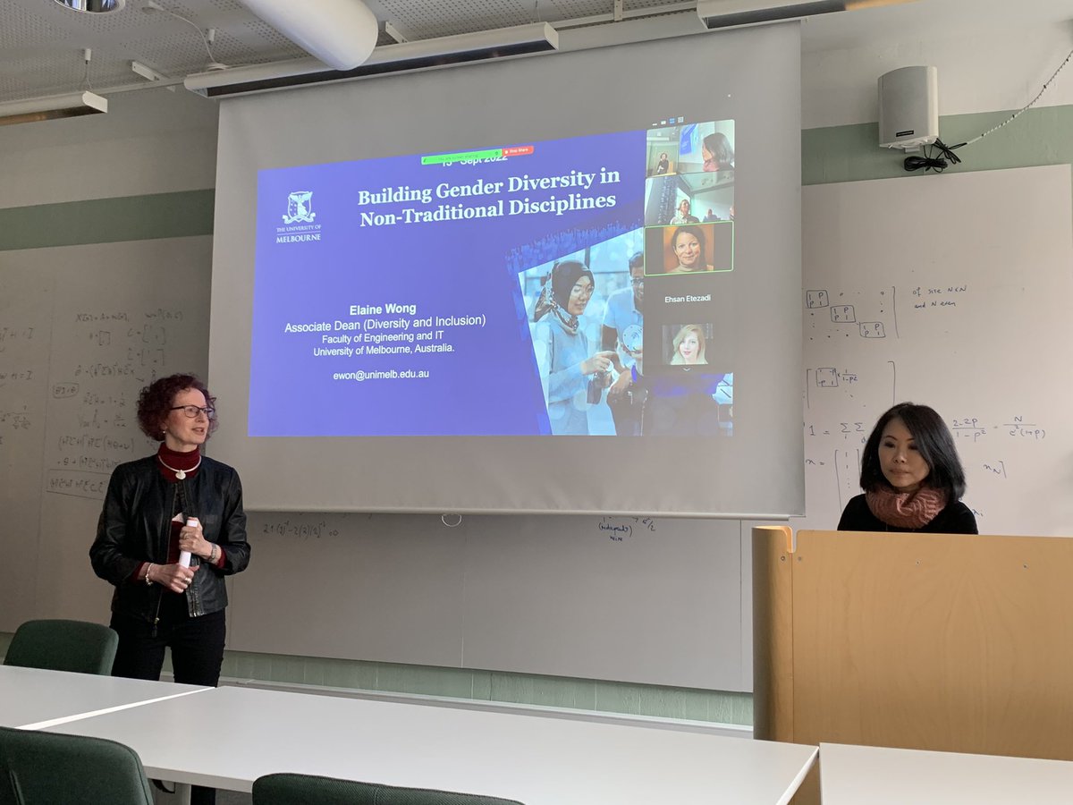 What a privilege to host Prof. Elaine Wong from Uni Melbourne at <a href="/ChalmersOpNet/">Optical Networks Unit</a> today and hear  about her outstanding efforts in improving gender diversity! <a href="/chalmersuniv/">Chalmers University of Technology</a>