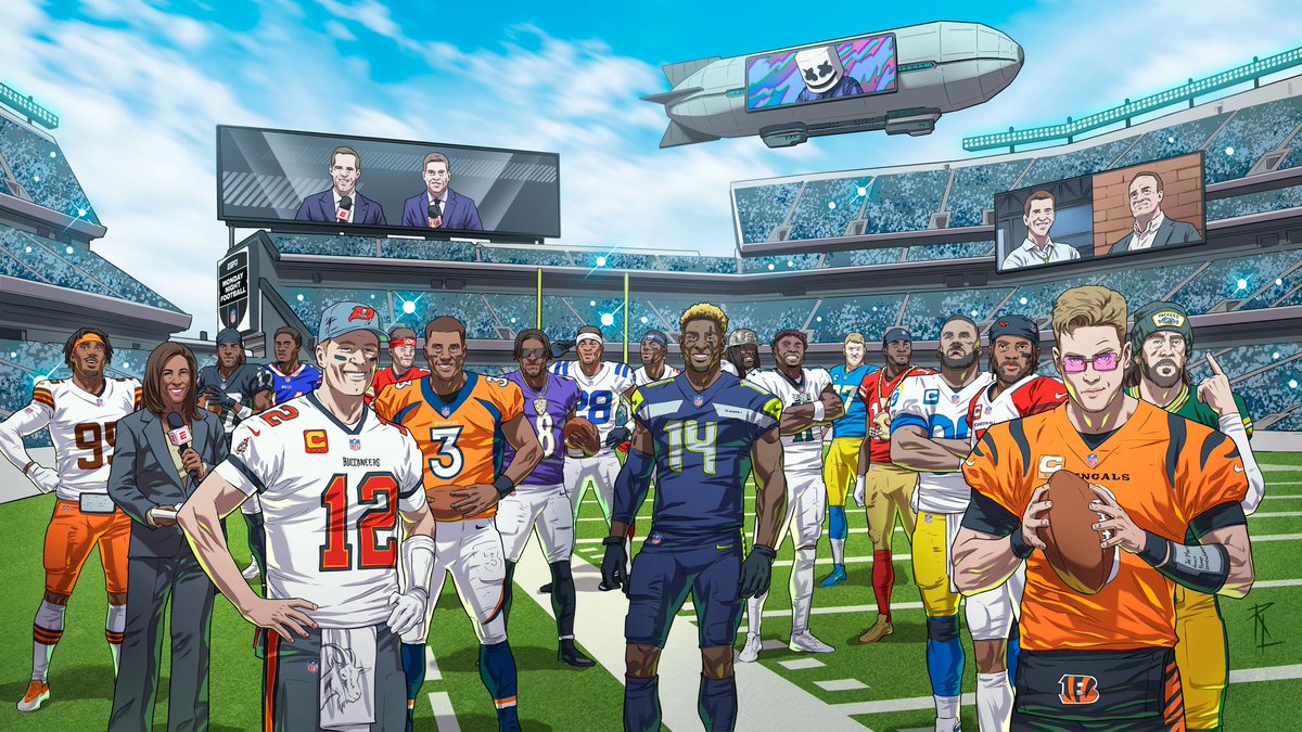 Monday Night Football lineup this season. <a href="/espn/">ESPN</a>