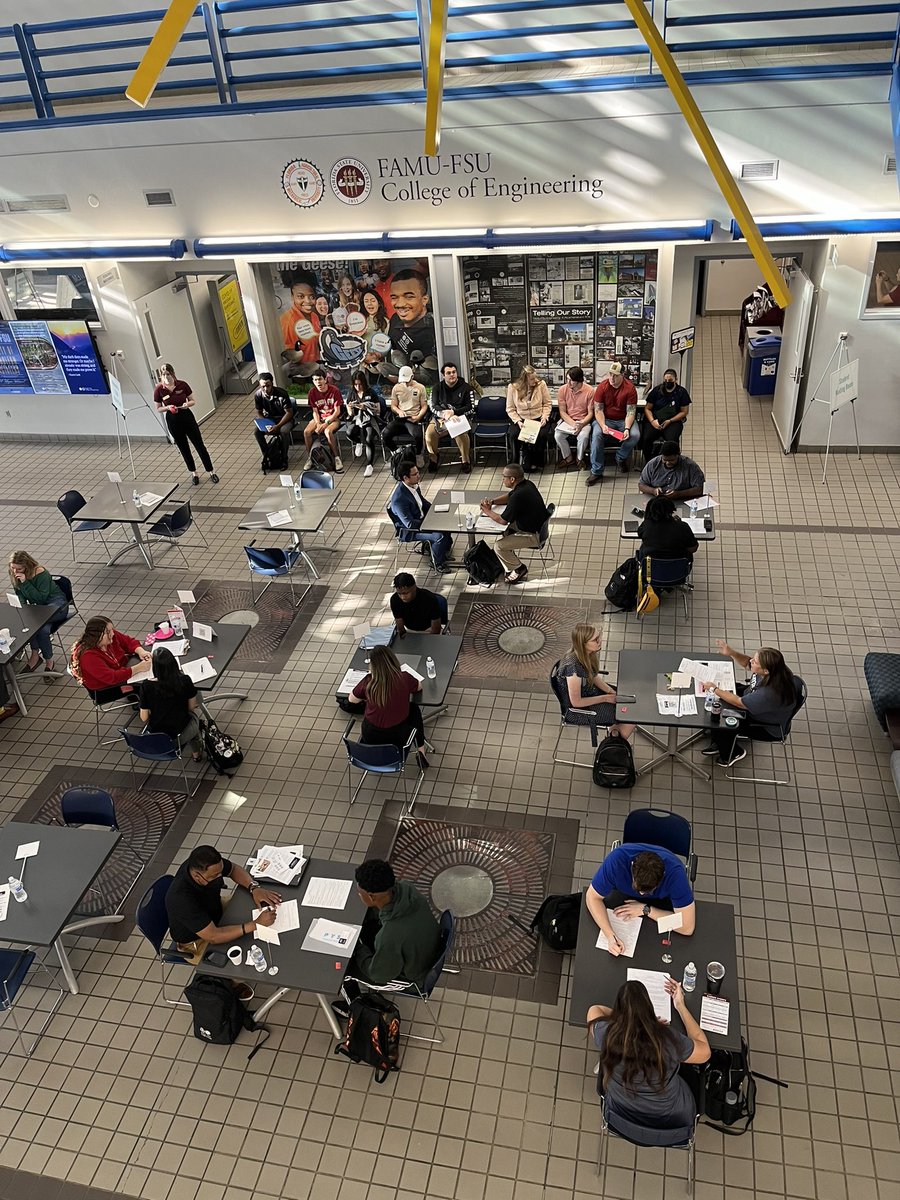 LiPon_FSU's tweet photo. STEM Resume Cafe @FAMUFSUCOE now until 12 pm. Get feedback directly from employers! @FSUCareerCenter #NolesatWork https://t.co/g7LzLM5efF