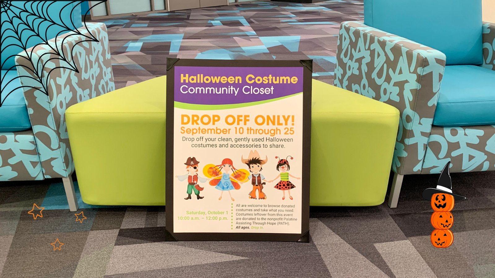 Palatine Library District on Twitter "🎃Bring your clean, gently used