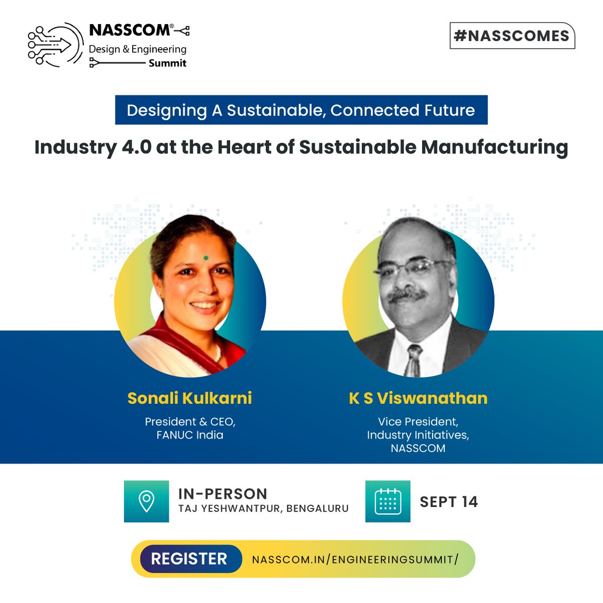 NasscomEvents's tweet photo. Get ready for the #MorningEpisode of #nasscomES!
Start the day with a #workshop on combating climate change in #aviation. Join government dignitaries &amp; industry leaders for conversations on India advantage, sustainable manufacturing &amp; more!

Sep 14 | Blr
https://t.co/TBVFoLd2Dd https://t.co/nBawgtVvuE