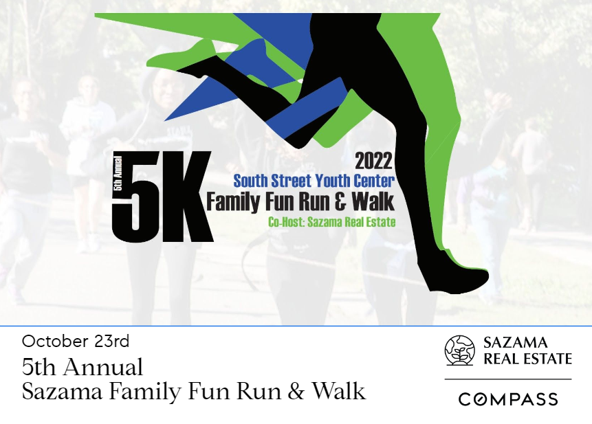 Sign Up for the 5th Annual Sazama Family Fun Run to benefit South Street Youth Center! events.elitefeats.com/ssyc22