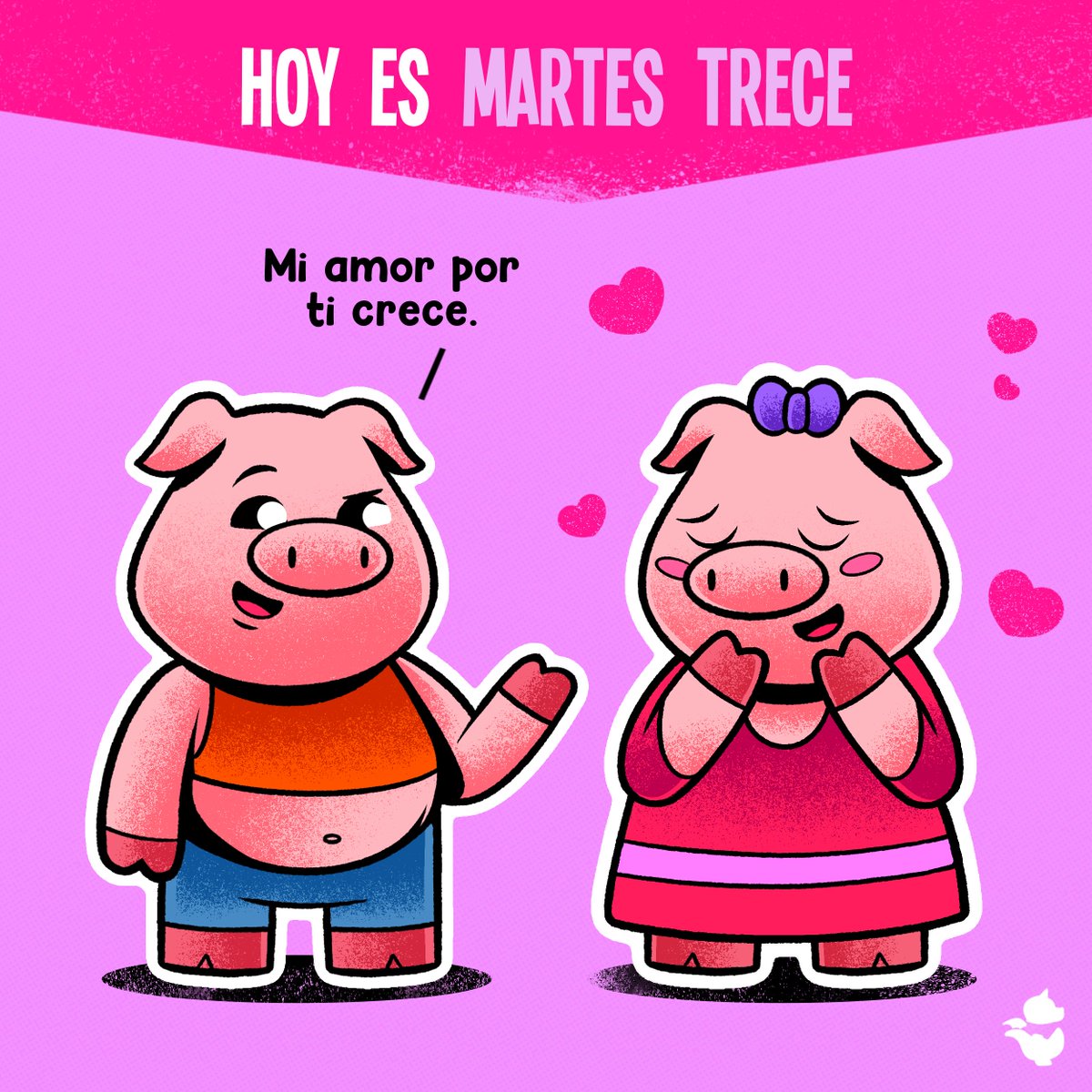 Mi amor por ti crece. #Martes13