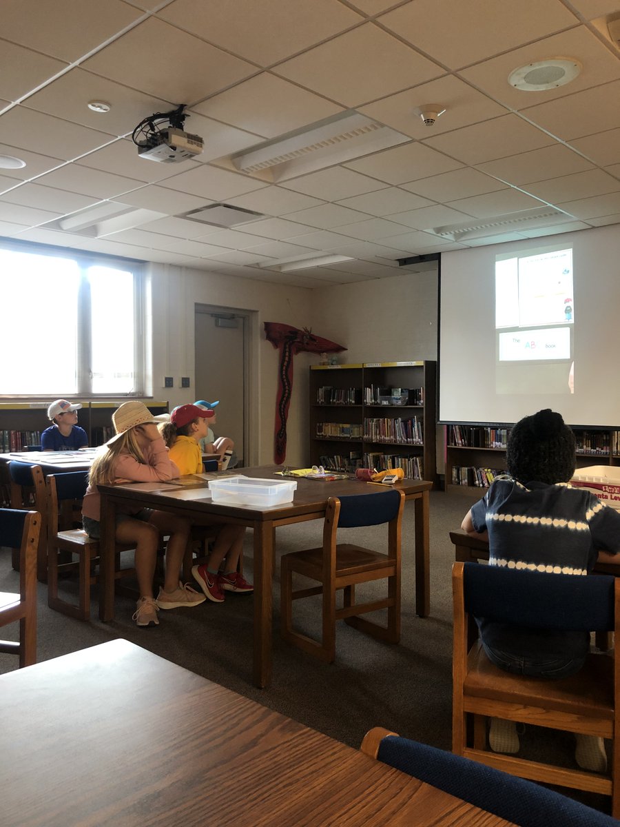 NevadaCentral's tweet photo. 'ABC Ambassador' training this morning! 4th graders will work with KDG students on letter tracing each morning this fall! #NevadaCubPride https://t.co/x3KP6K26sF
