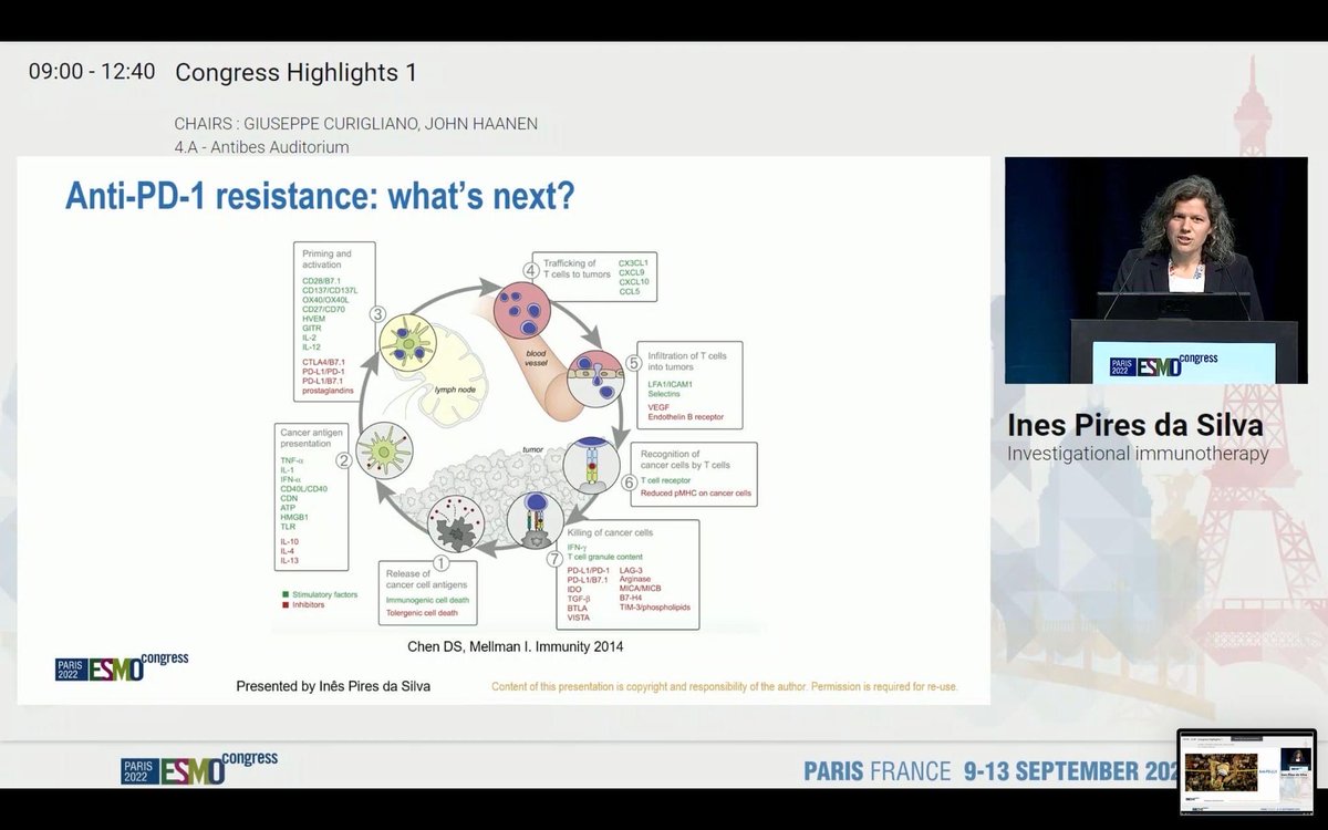 It was a great pleasure to present the highlights for the investigational Immunotherapy track #ESMO22. See you next year in Madrid #ESMO23.