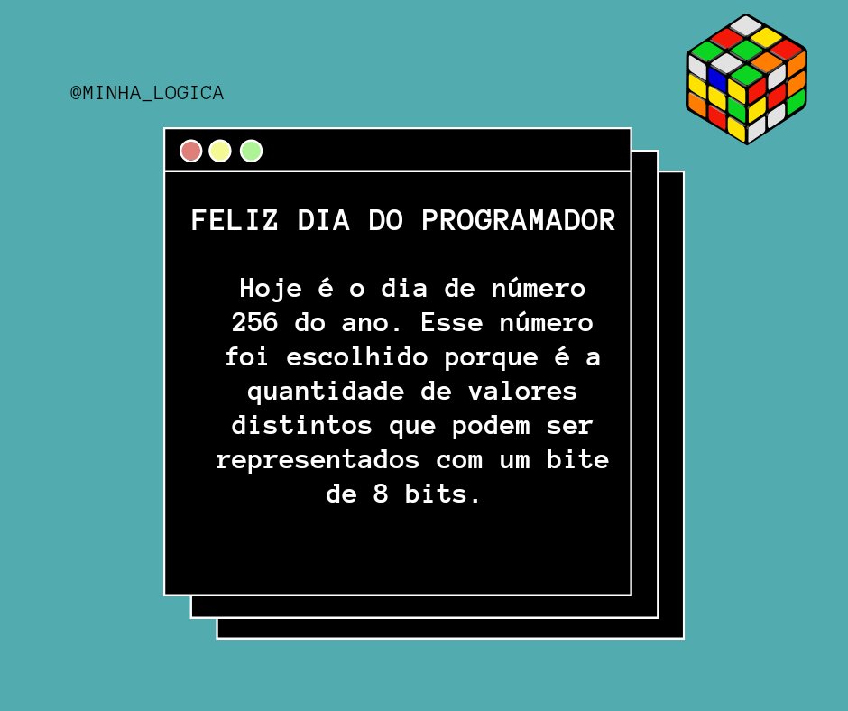 minha_logica's tweet photo. Feliz dia do desenvolvedor 🥳

Cc @sseraphini https://t.co/z4oQMJJVS4