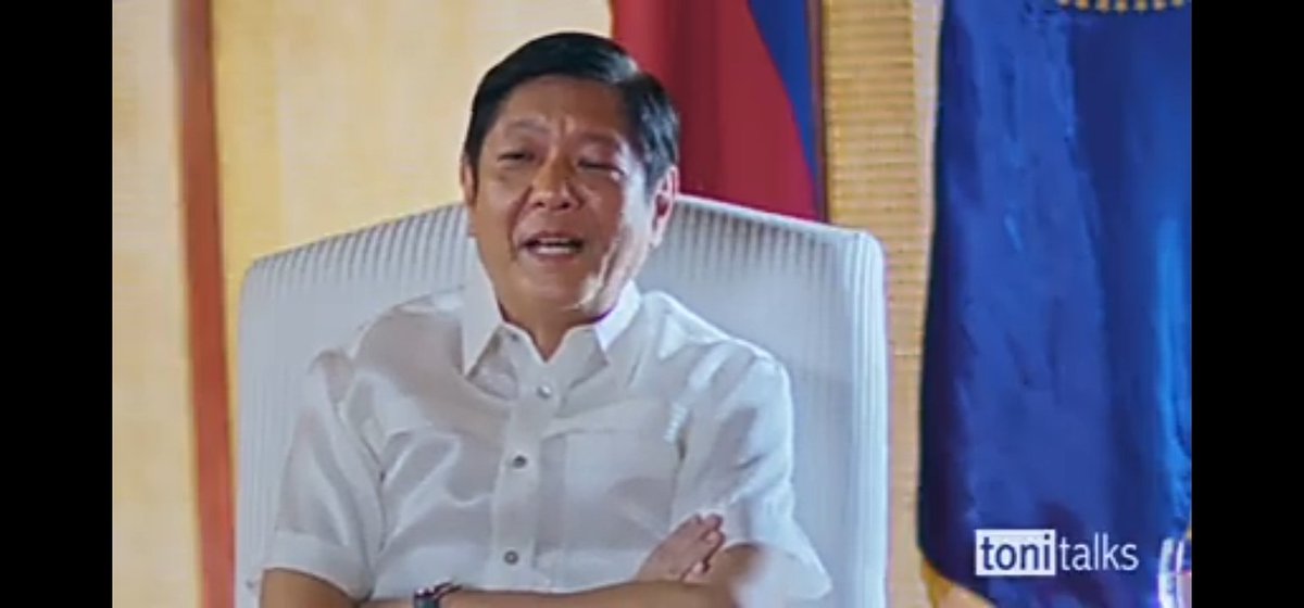 "You should be here. This is yours. All your good works brought me here."  
Grabe naiyak ako lalo sa last part ng interview. Napaka honest &amp; sincere talaga ng mga sagot ni PBBM. At ramdam ko ang hindi  matatawarang pagmamahal niya sa ating bansa. 
Happy Birthday My President! ♥️