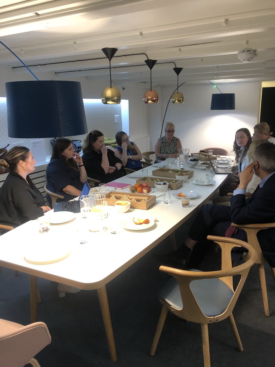 Great to have some of our UK Committee round for lunch in person today!