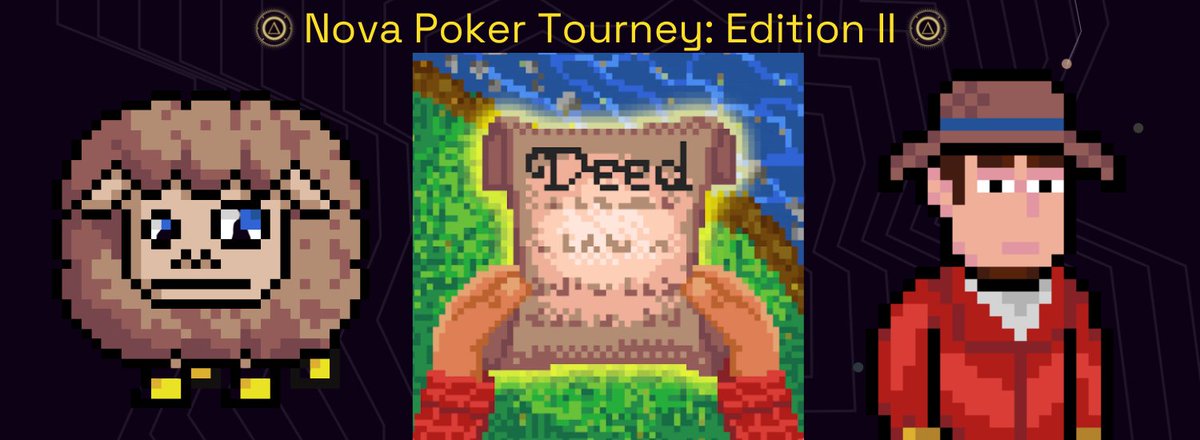 Gm
25.09.2022 is the day!!
Poker with 2E worth of 
<a href="/wolfdotgame/">Wolf Game</a>
 stuff up for grabs.
Check the pinned tweet for details and go to novadao.xyz/#/mint