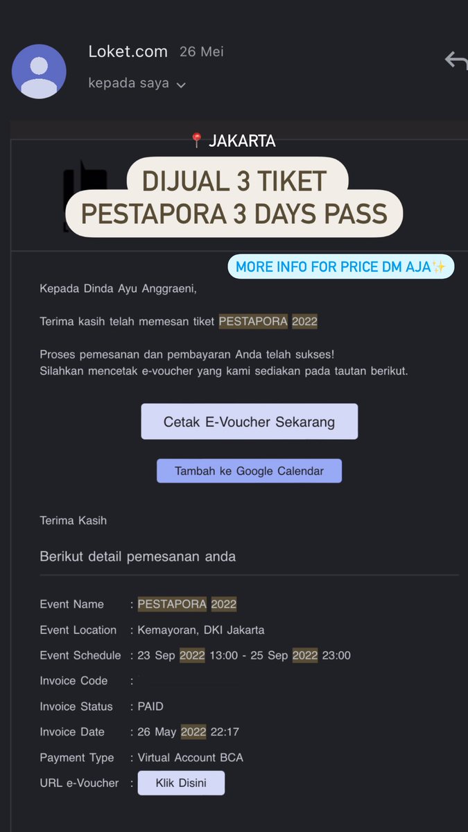 xiisooxee's tweet photo. dm for price #pestapora #konser https://t.co/kTehPTEUZ9