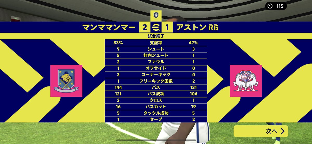 JungJr_38's tweet photo. egCWC第9節ＶＳクリスタルパレス
2-1⭕️
お相手さんのCBが前半1分で退場というアクシデントがあり、優位に試合を進められるかと思いきやGKメンディがバカみたいな立ち位置にいて失点。最後の最後に新エースが意地を見せなんとか勝利を掴み取った。
得点者ピエールオーバメヤング×2
 #egCWC https://t.co/DfCOTfBPnd