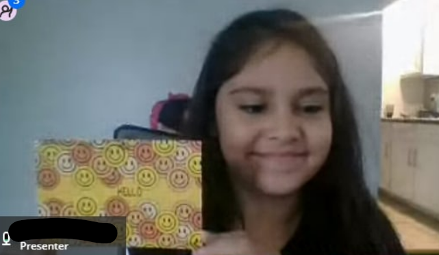 PLAVirtualK12's tweet photo. Happy mail always brings smiles to scholars. 4th graders in Mrs. Brady's class received their happy mail today. #plavirtual #happymail #schoolfromhome https://t.co/Nv3YpG6oiE