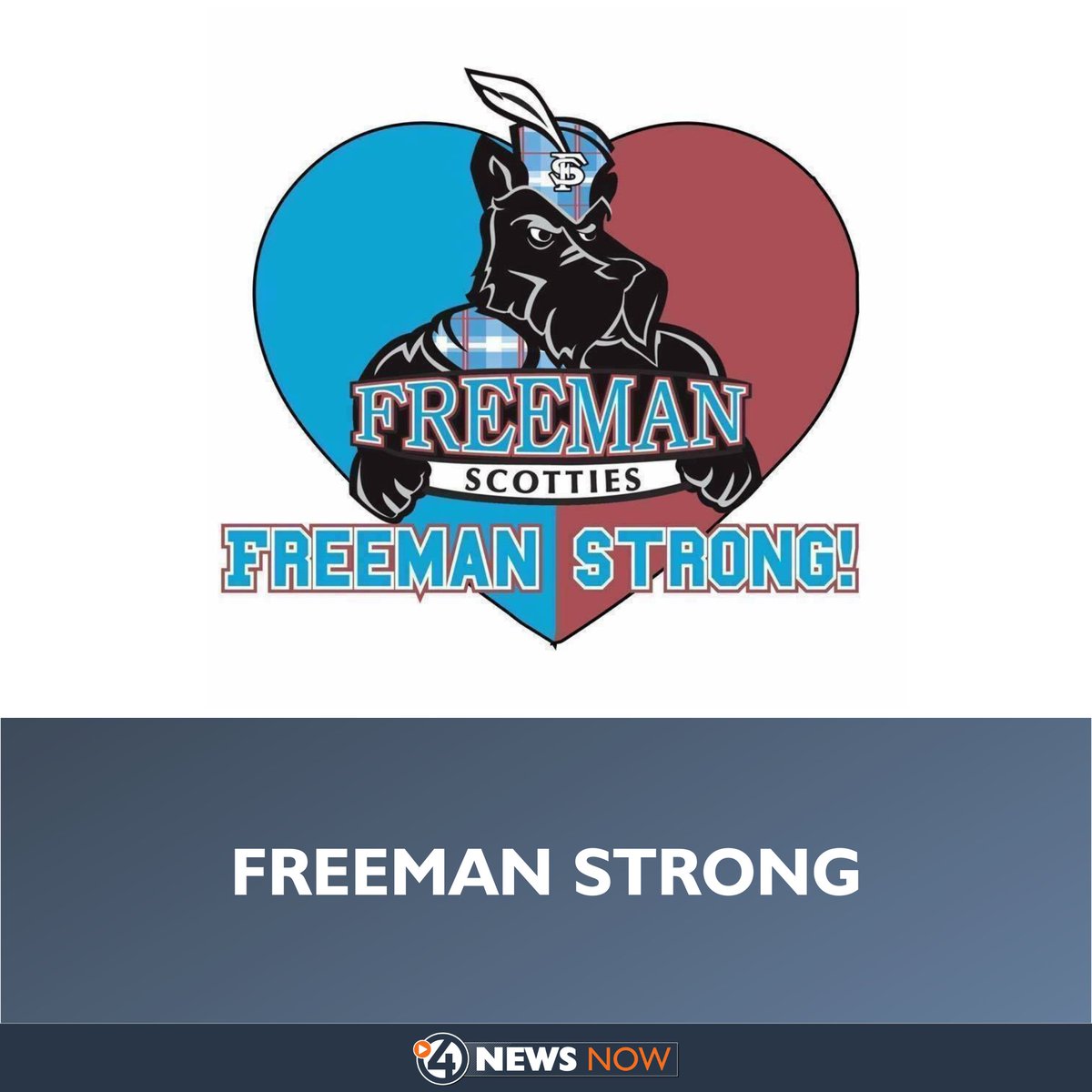 kxly4news's tweet photo. Today marks five years since the tragedy at Freeman High School.
We are still #FreemanStrong. https://t.co/CwMb6NLuWz