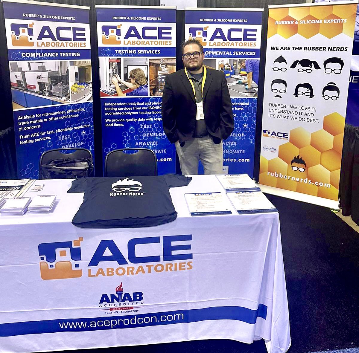 ACELaboratories's tweet photo. Day One at #ITEC2022!! 👏
@Erick_Sharp and Miles Dearth are ready and waiting on Stand 118 to talk to fellow #RubberNerds all about testing and development services for the #tireindustry 🛞 #TireWeekinAkron
➡️ https://t.co/BcP1QO7ZoS
#RubberIndustry #RubberTesting https://t.co/apVn5zb2JJ