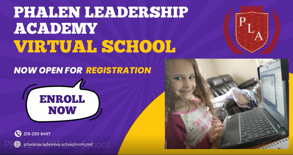 PLAVirtualK12's tweet photo. K-12 Tuition Free Virtual Learning from home. Become part of our PVLA family. Enroll today https://t.co/D0zGkOONKS
#schoolfromhome #virtuallearning #tuitionfree #k12 #plavirtual https://t.co/x6eN6IQBZH