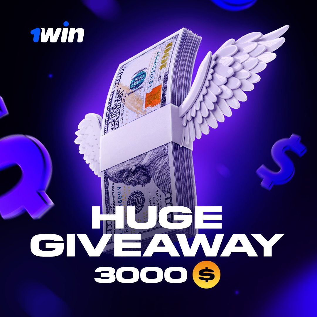 1winPro's tweet photo. 💸 $3.000 HUGE GIVEAWAY💸

Rules:
1. Follow @1winPro📲
2. Like💙and RT🔁
3. Tag 3 friends 👥
4. Register on @1winPro and leave your 1win ID in comments👇

2⃣0⃣0⃣ WINNERS
🗓️Results: September 19

🔗https://t.co/DTIlUNtAaO | #1win | #Giveaways | #Giveaway https://t.co/04aOeonYql