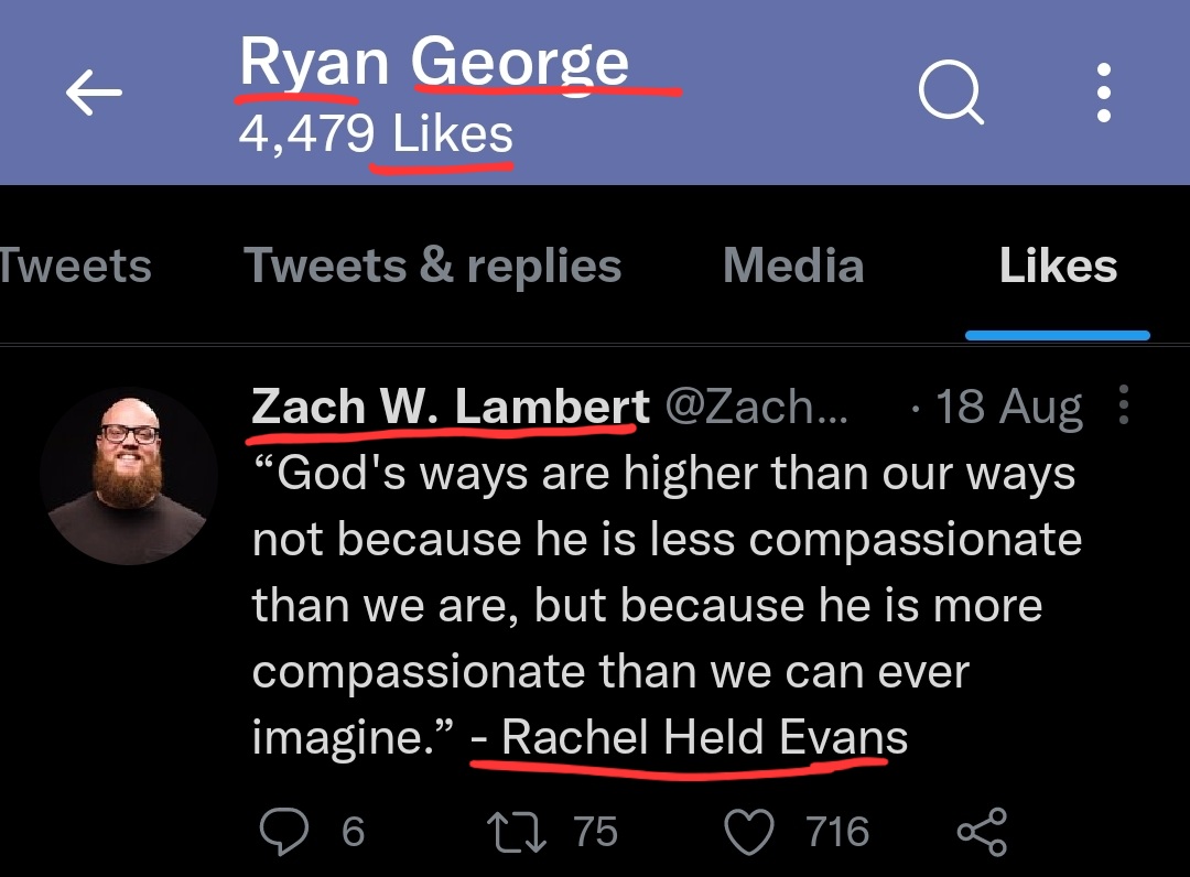 standyanley's tweet photo. #LeftistForStanley
#WokeStanley is happy to see progressive using his new book as a resource! Ryan's Twitter is deeply entrenched in the progressive "christian" movement. Just look up Visch3r, Lamb3rt, H3ld Evans, or Menn3nga. What does that tell you about Andy? #NotInItToWinIt https://t.co/oZ2uGjF3vE